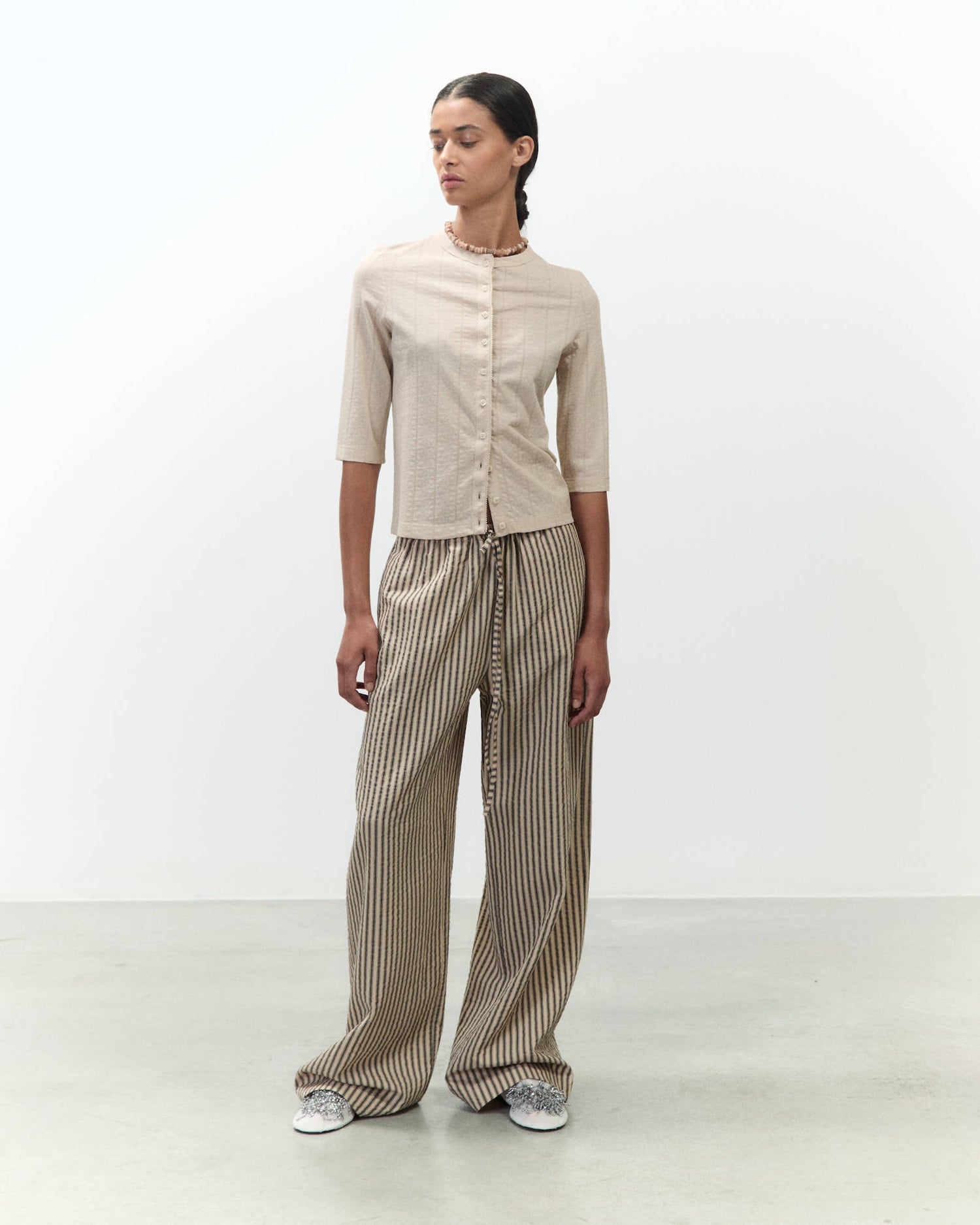 CARDIGAN JERSEY A-JOUR