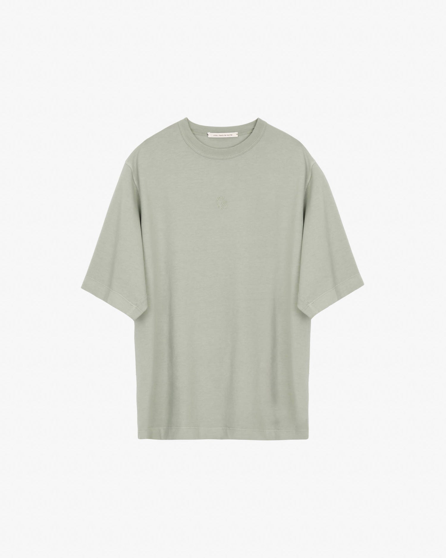 T-SHIRT OVERSIZE CON RICAMO Salvia