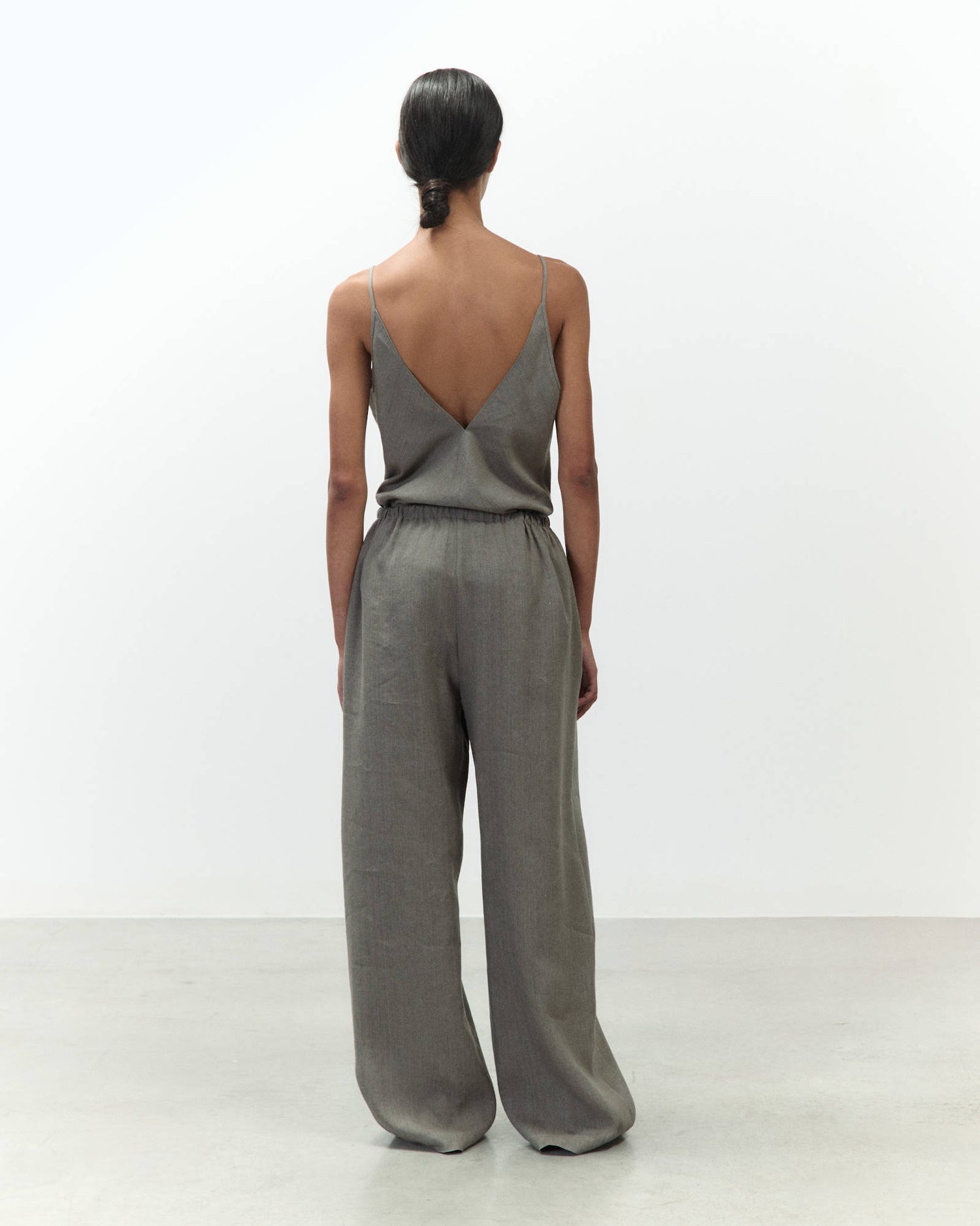 PANTALONE MÉLANGE CON COULISSE