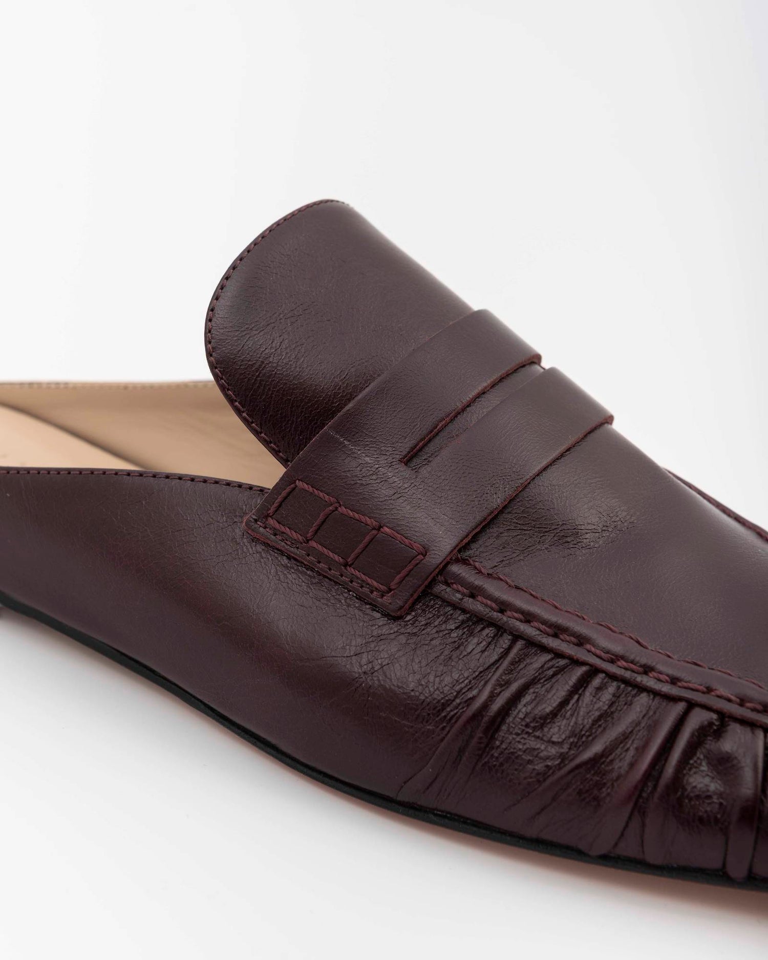MOCASSINO MULE IN PELLE