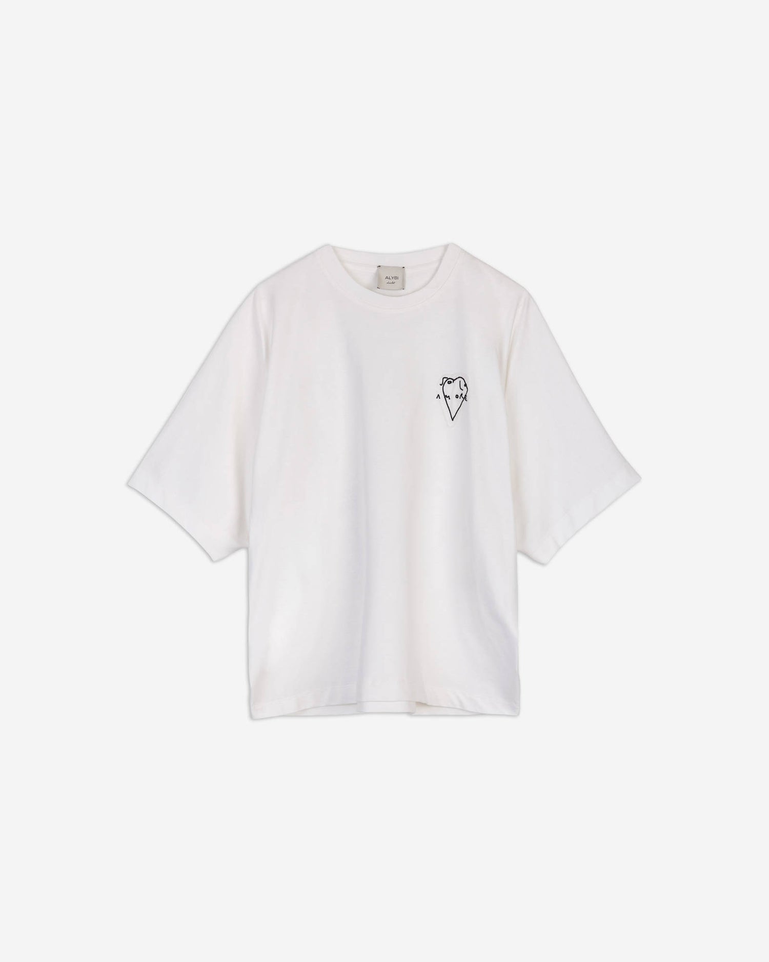 T-SHIRT CURIOSITY ATELIER CON RICAMO