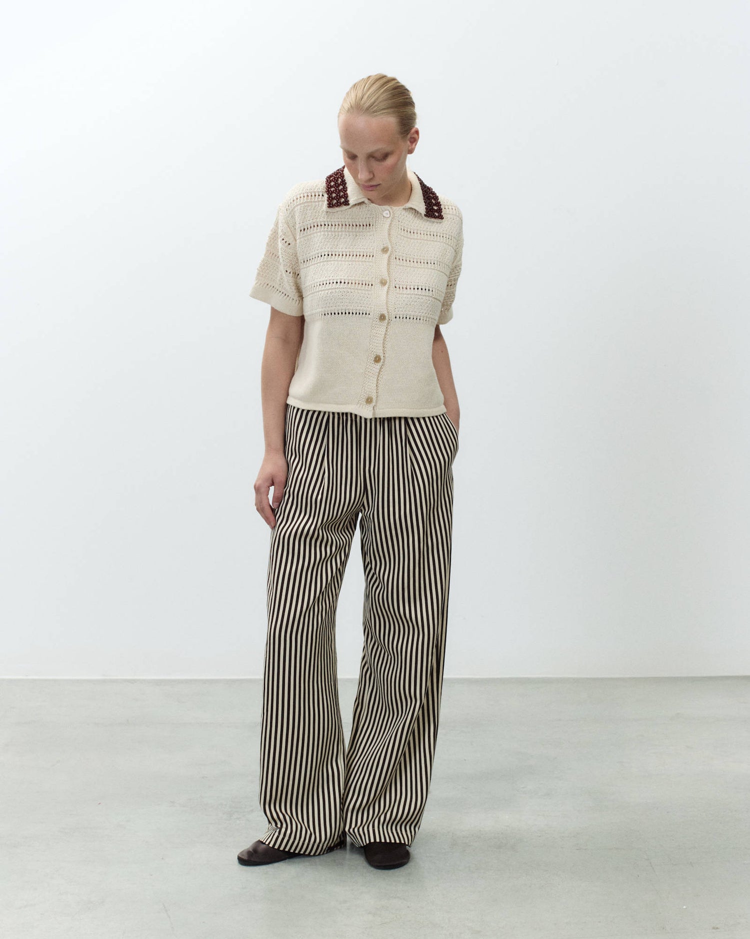 PANTALONE LUNGO A RIGHE