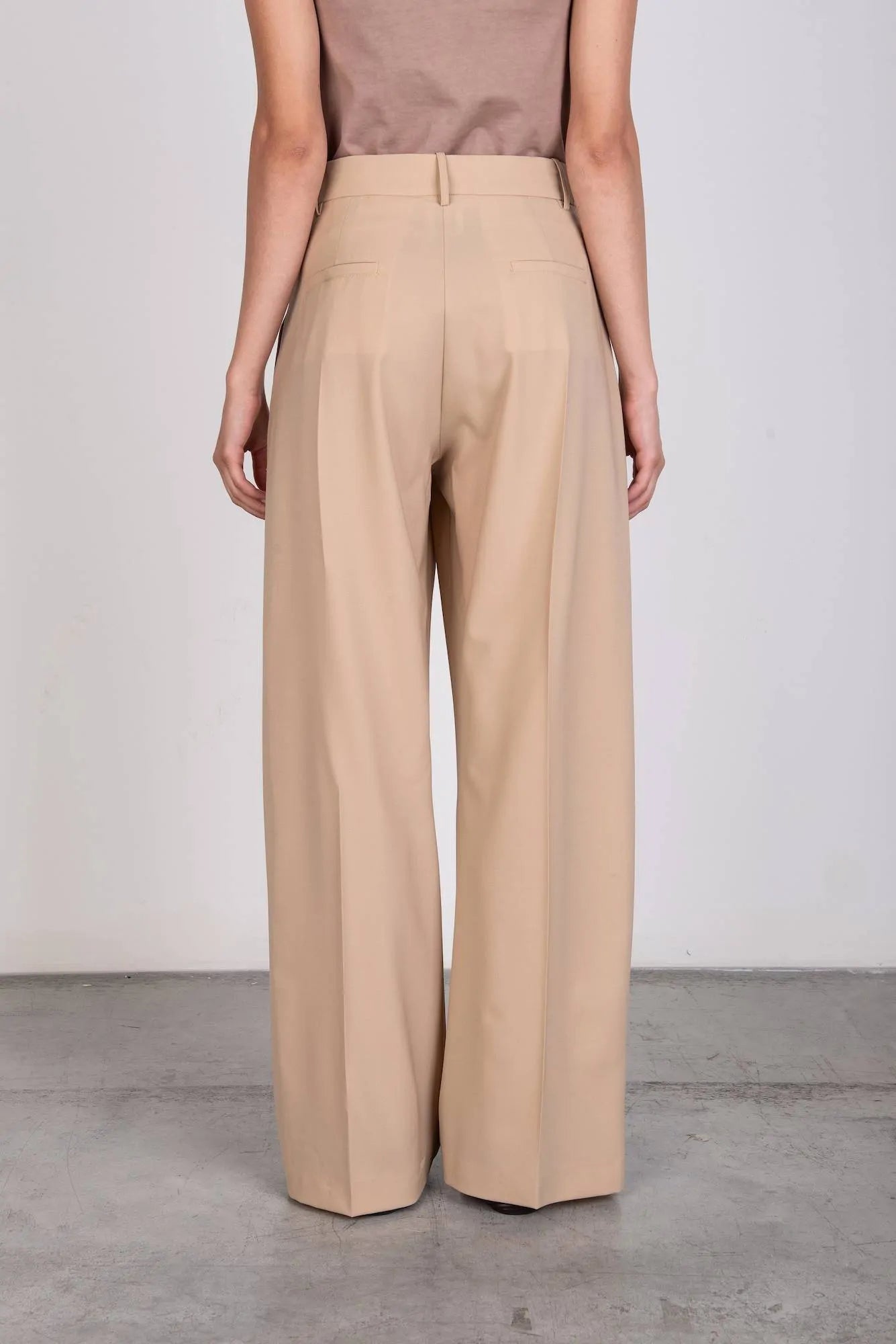 PANTALONE IN LANA STRETCH