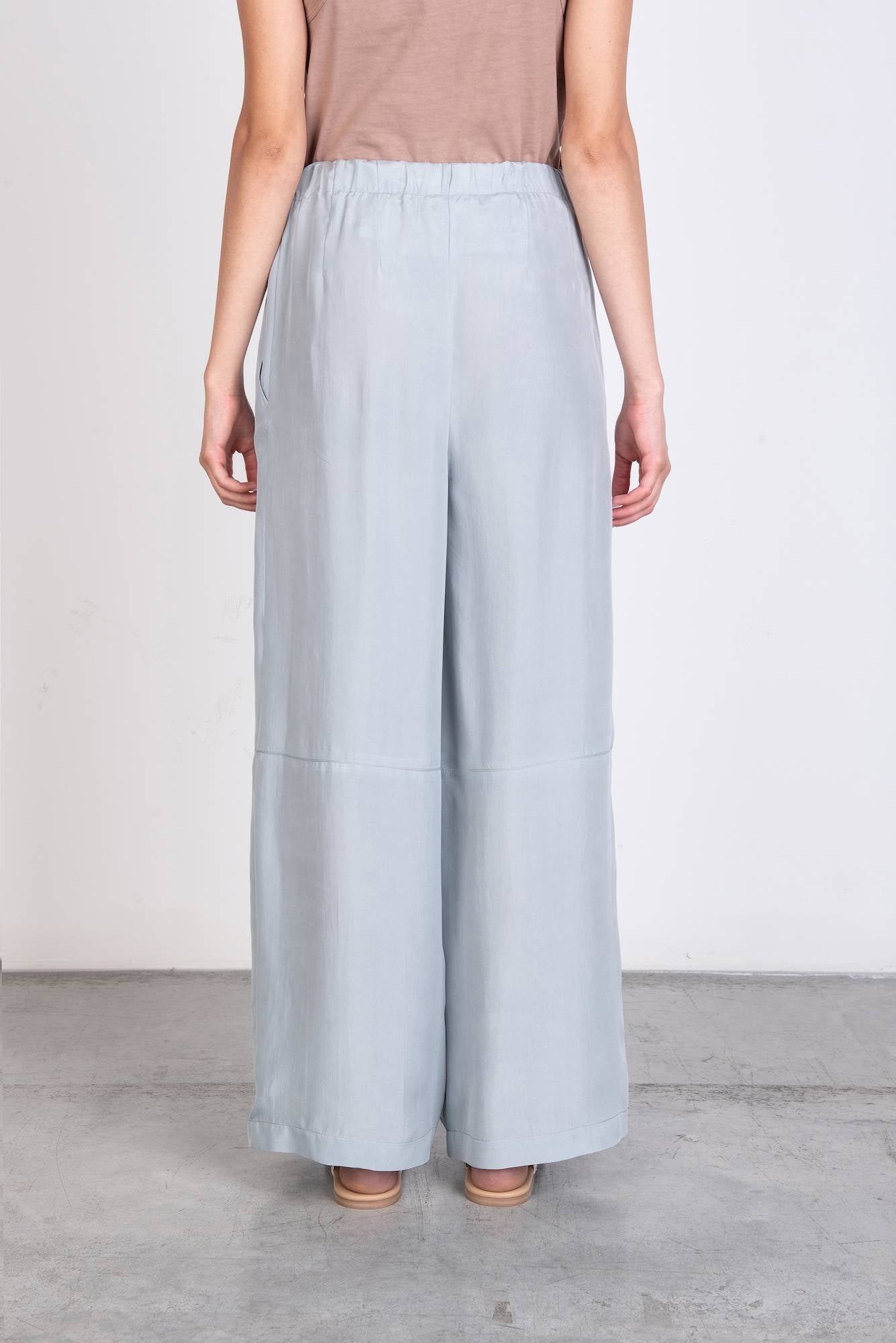 PANTALONE IN SETA AMPIO