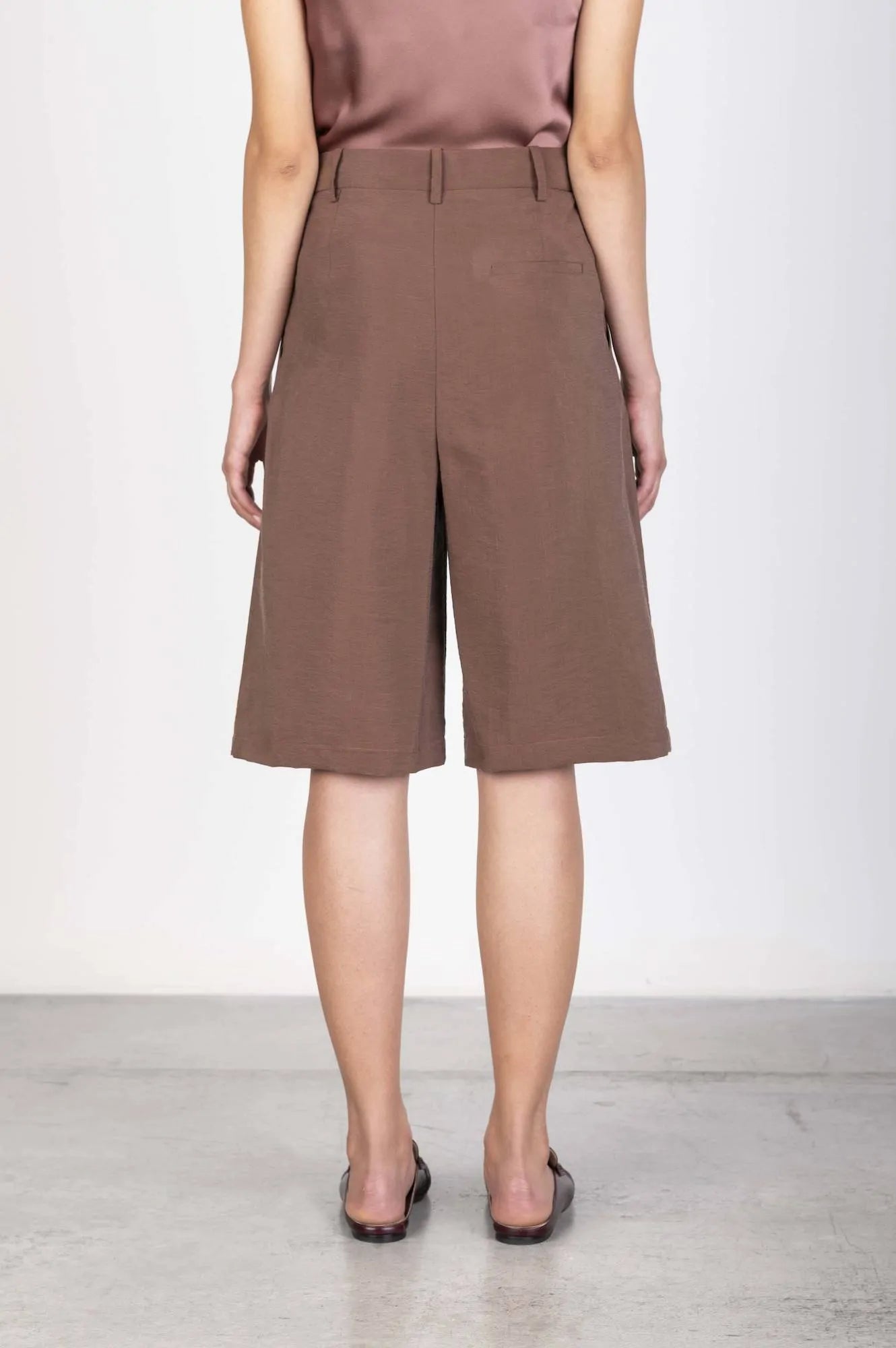 BERMUDA SARTORIALI IN SETA