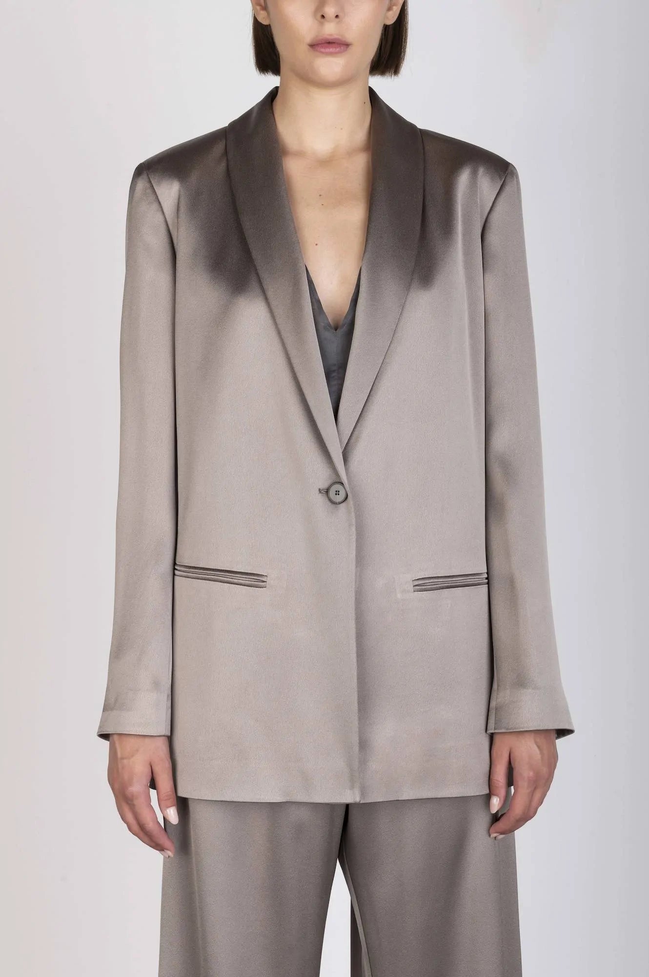 BLAZER IN SATIN
