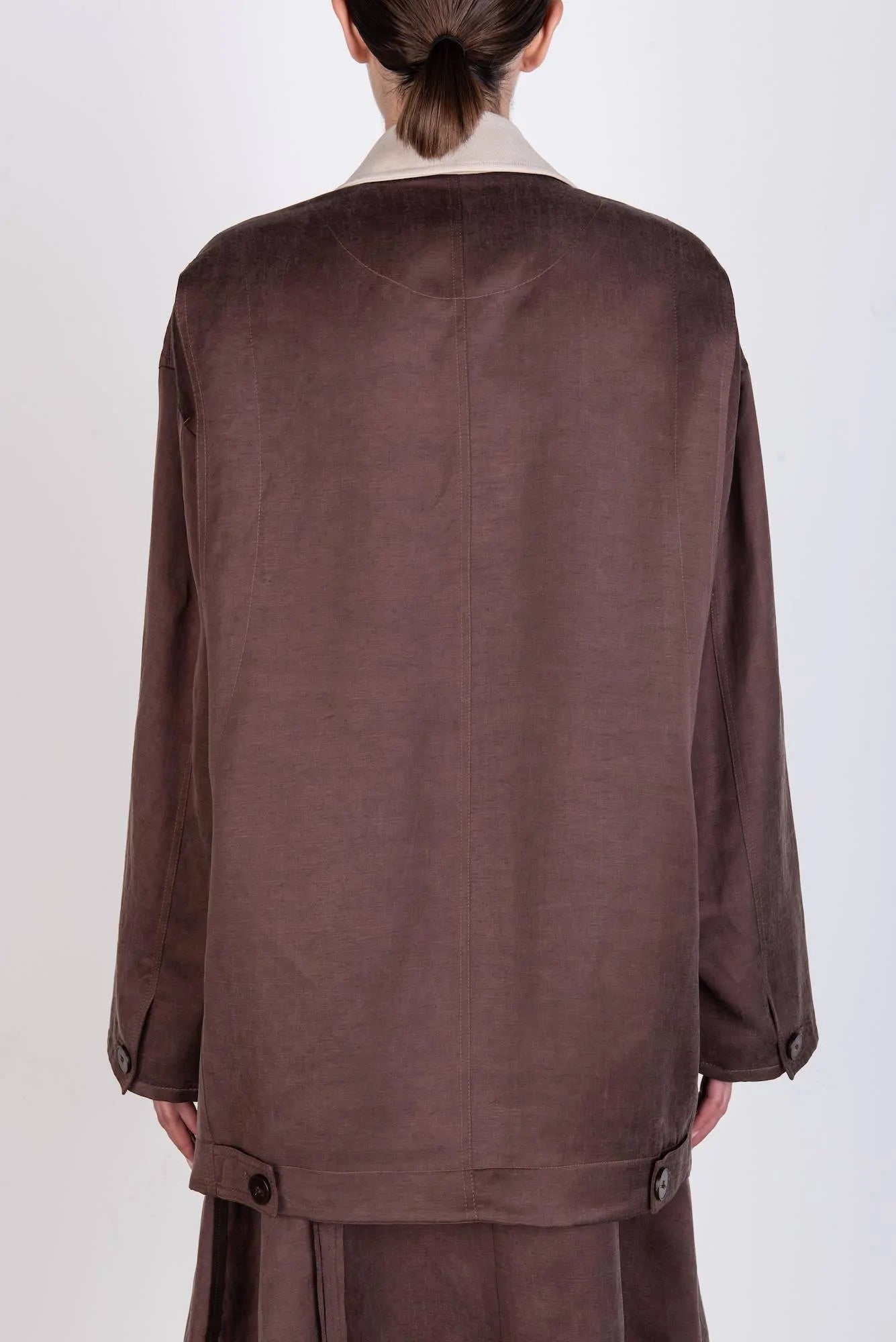 GIACCA OVERSHIRT LINO CUPRO