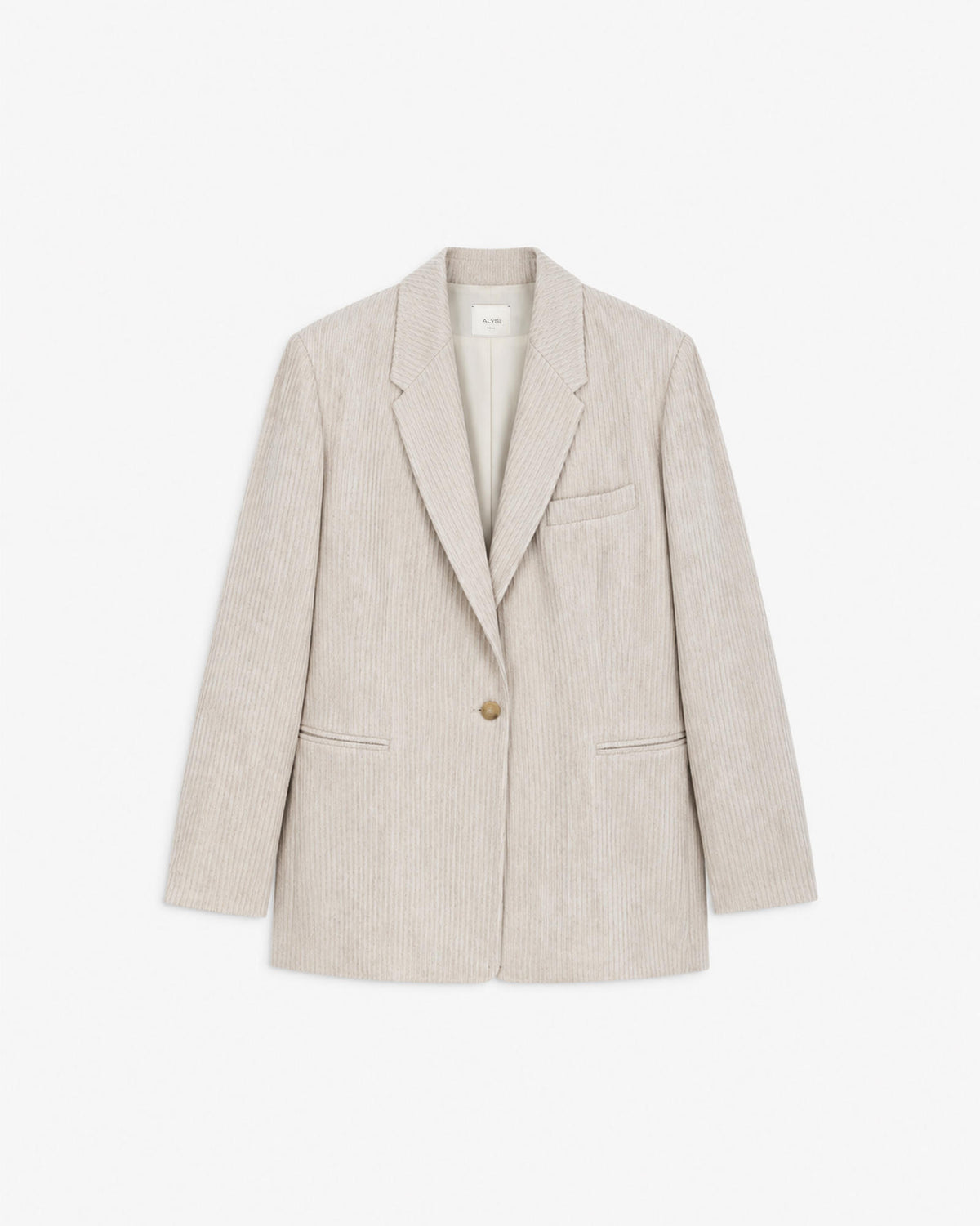 BLAZER MONOPETTO IN VELLUTO