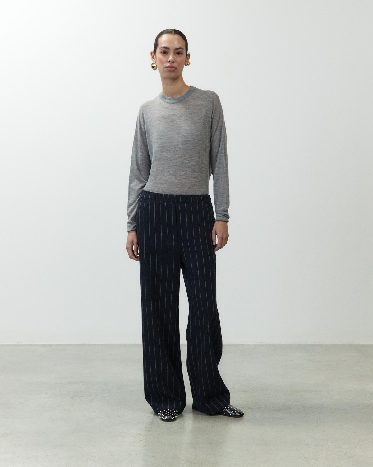PULLOVER GIROCOLLO IN MAGLIA FINE