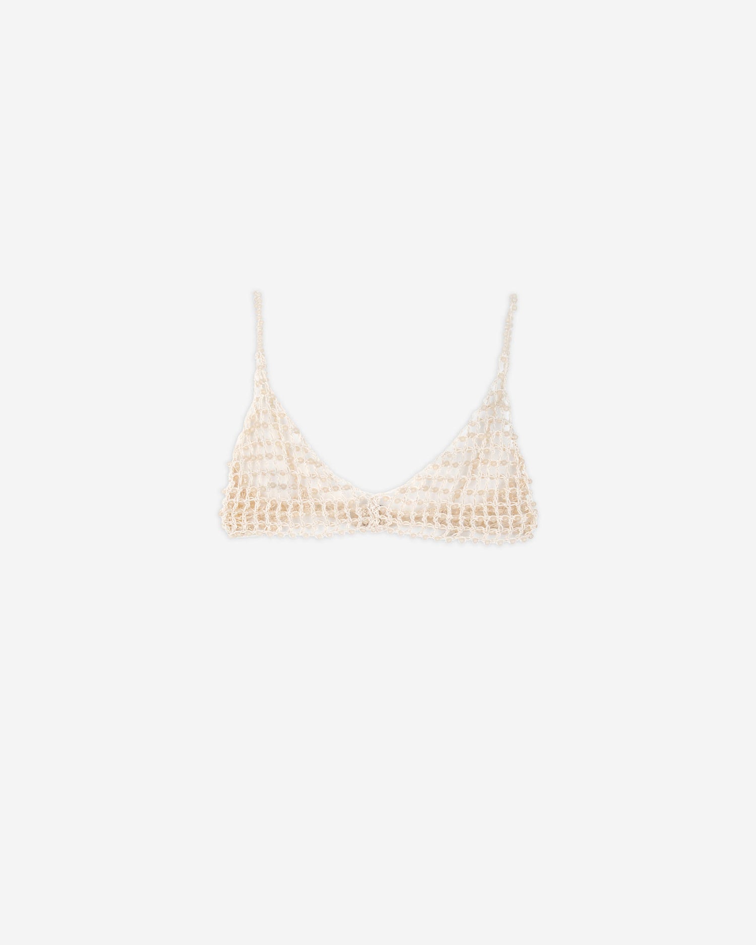 BRALETTE CROCHET CON PERLINE