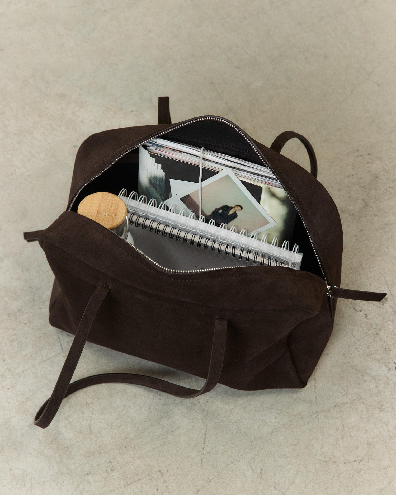 BORSA BOWLING BAGS SUEDE