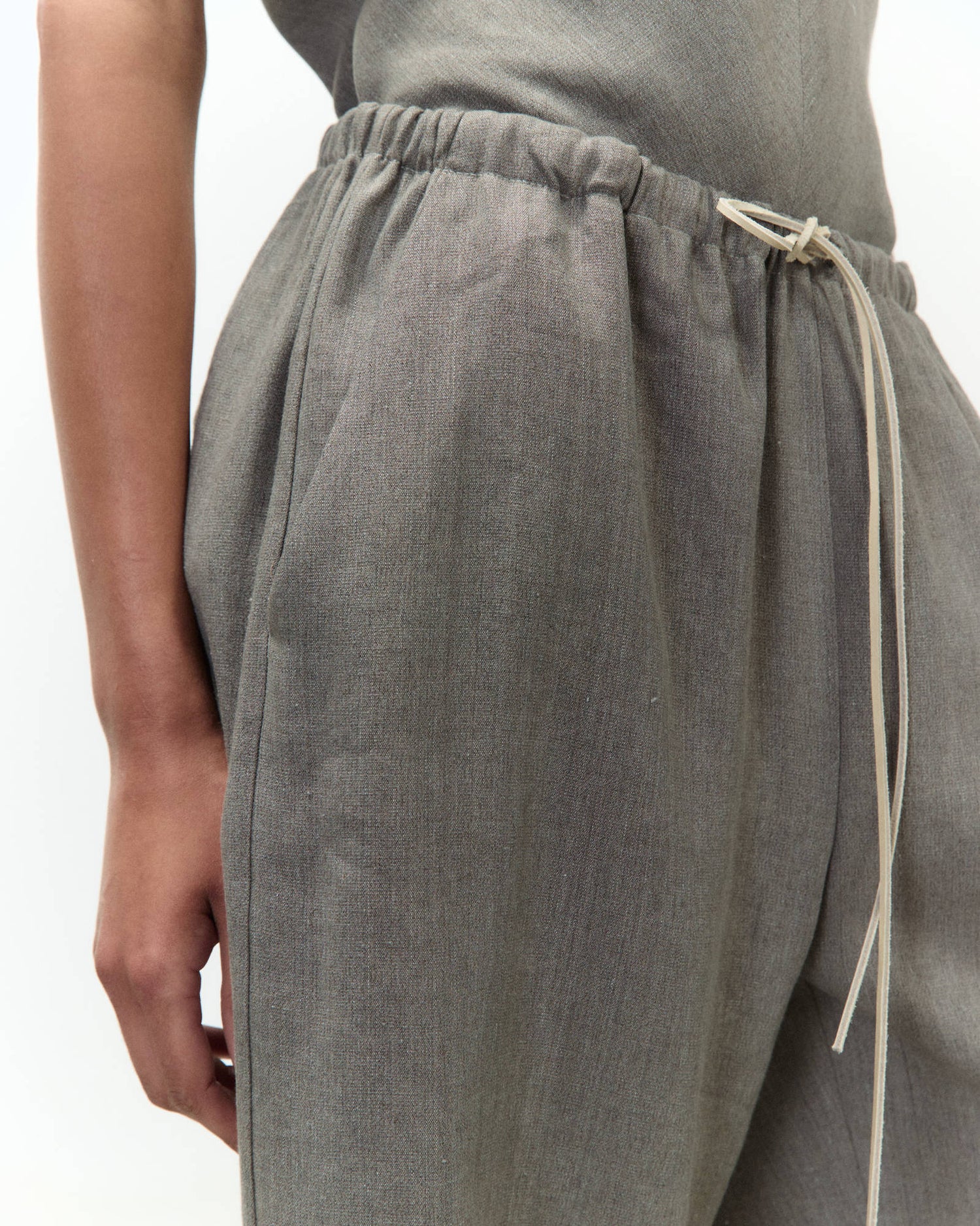 PANTALONE MÉLANGE CON COULISSE