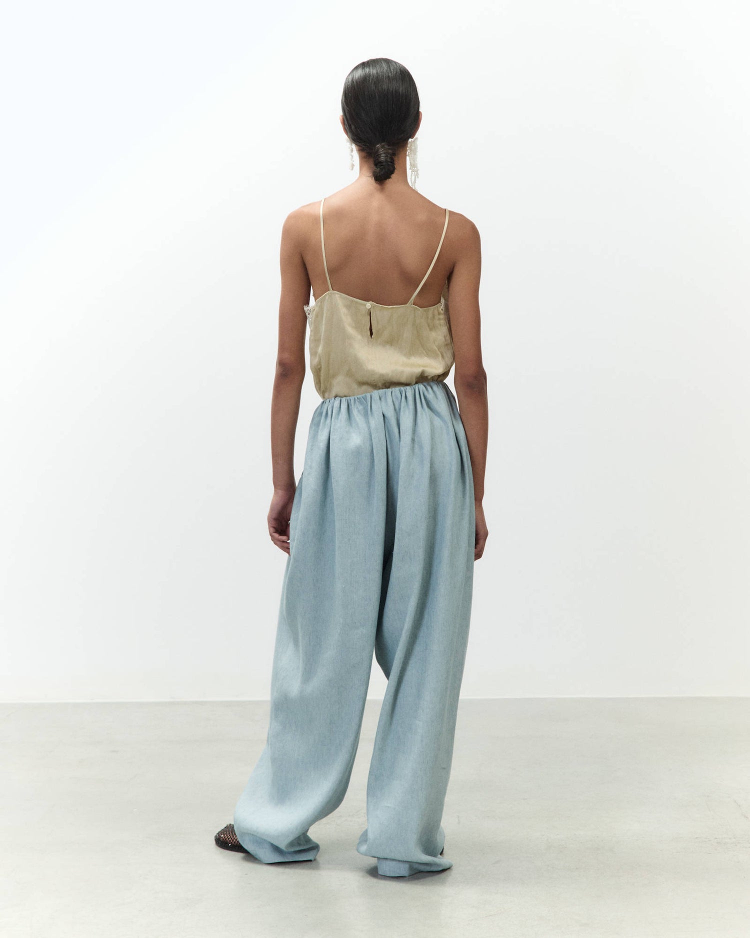 PANTALONE AMPIO MÉLANGE
