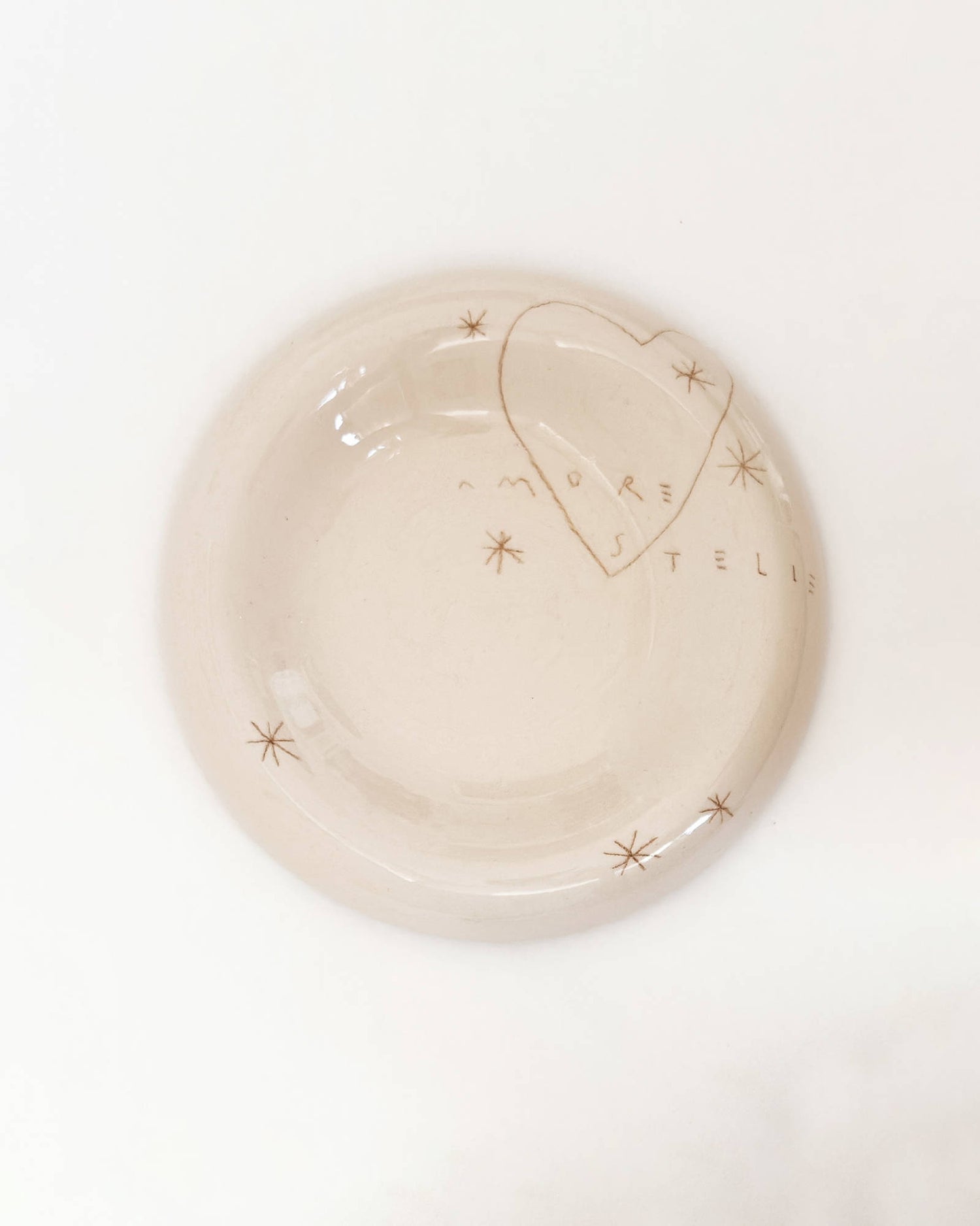 PIATTINO AMORE STELLE