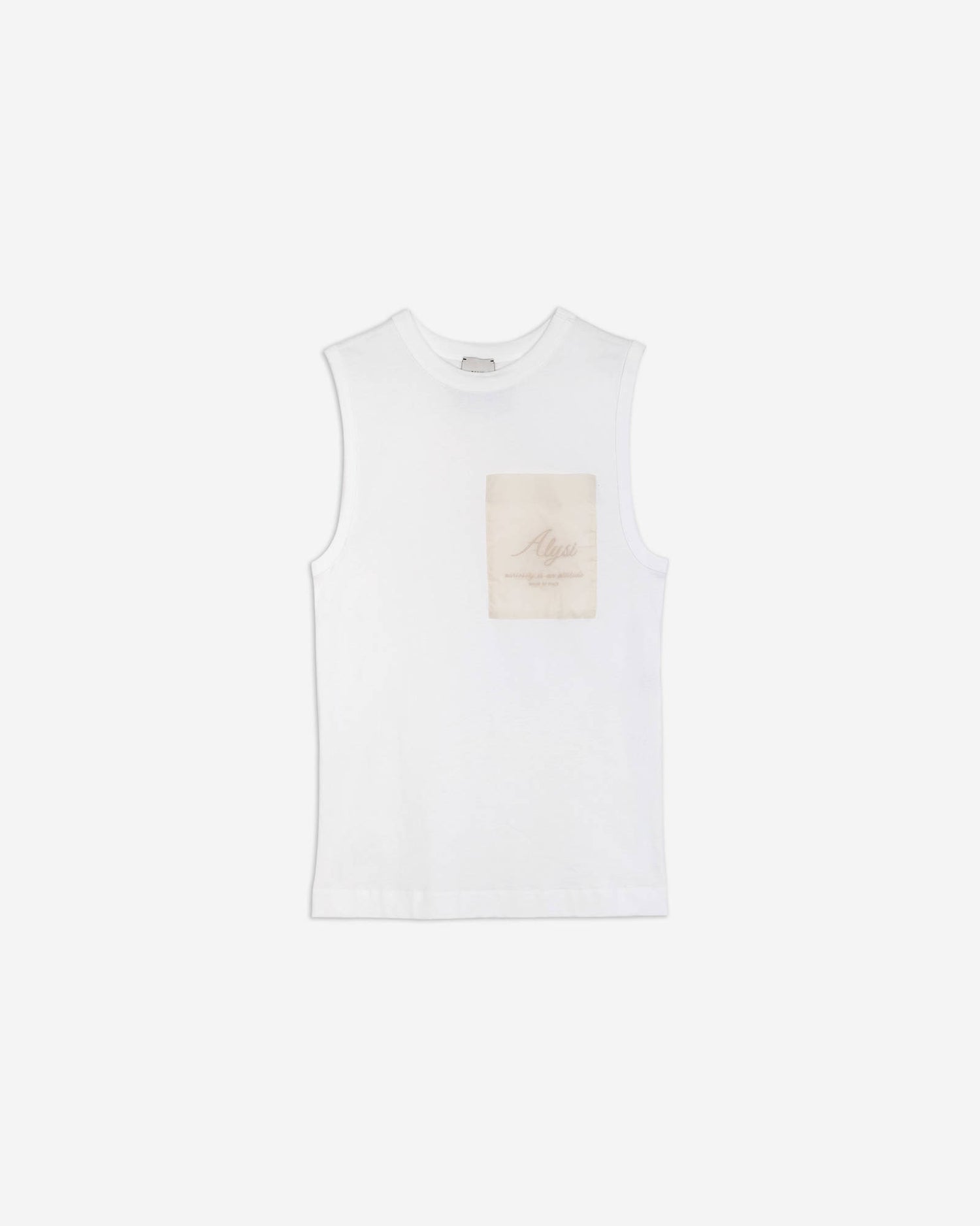 CANOTTA T-SHIRT RICAMO