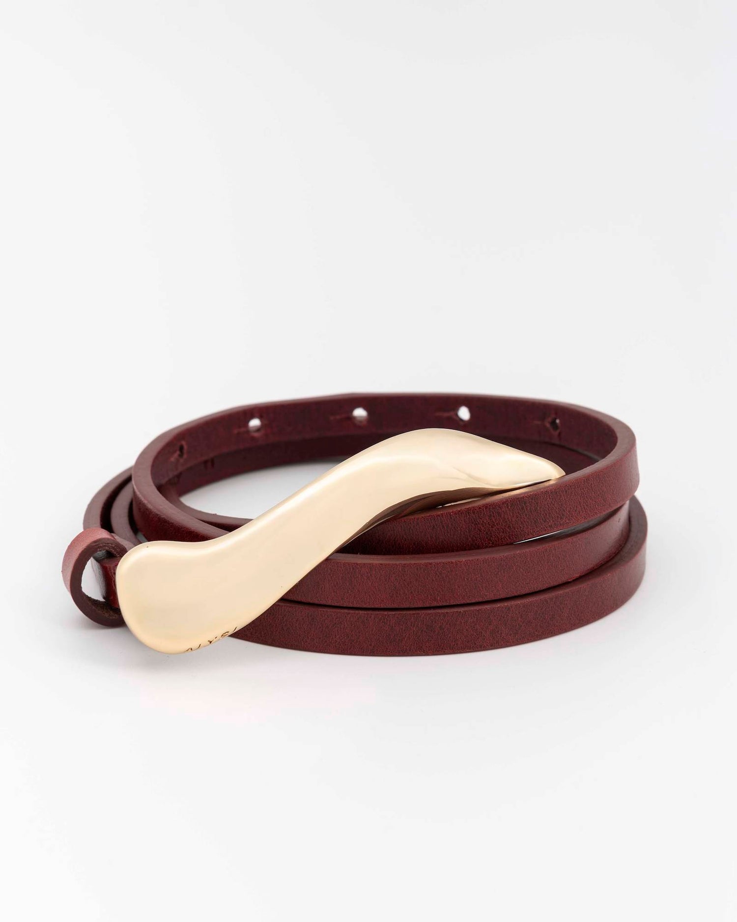 CINTURA SOTTILE IN PELLE