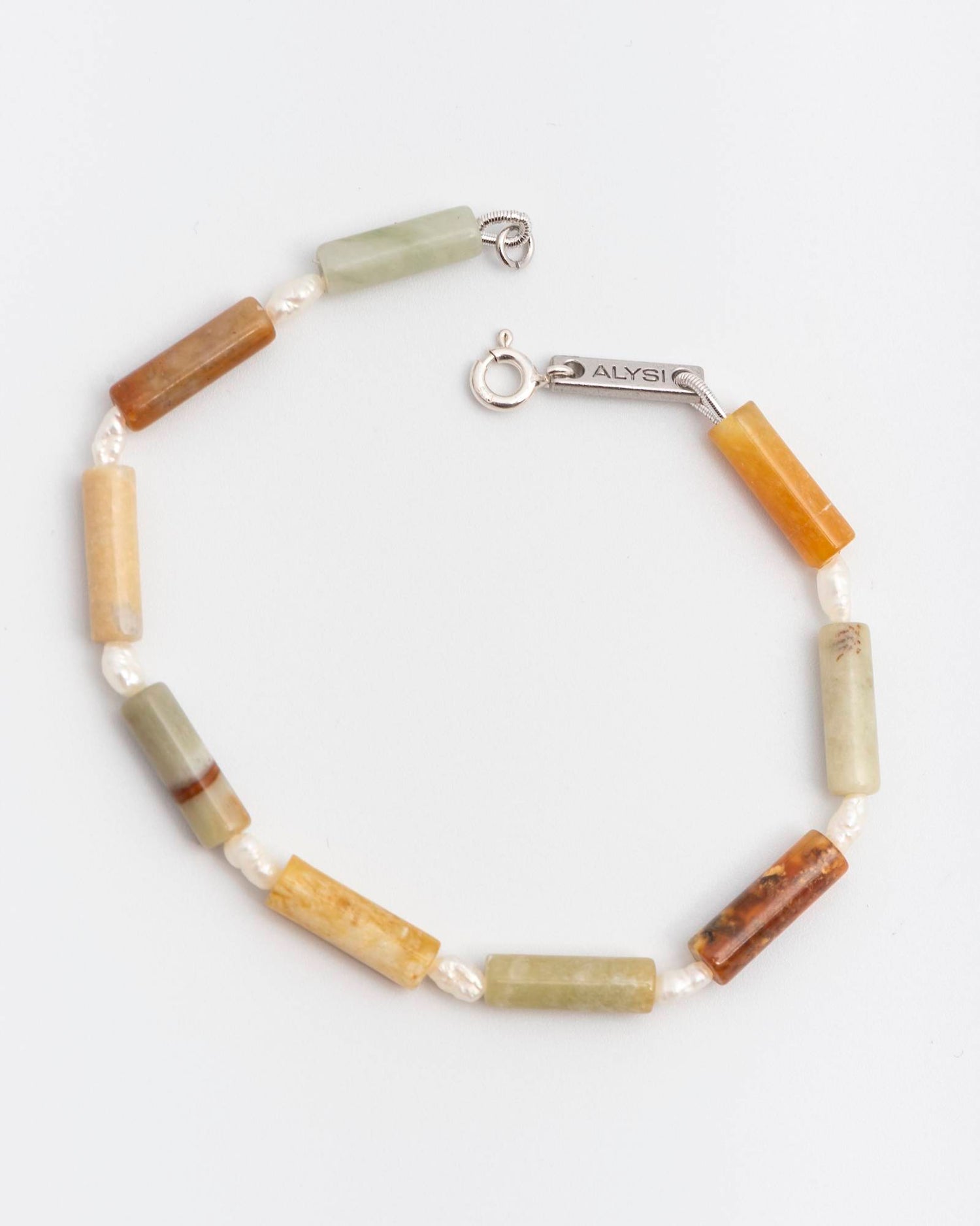BRACCIALE CON PIETRE COLORATE