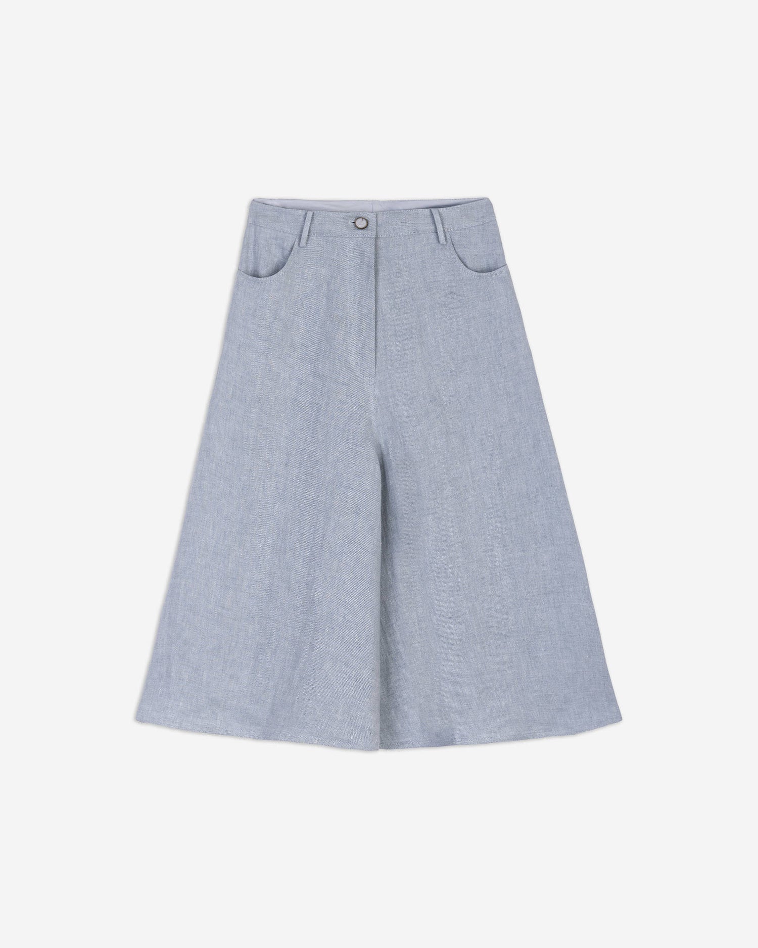 BERMUDA LUNGO IN LINO