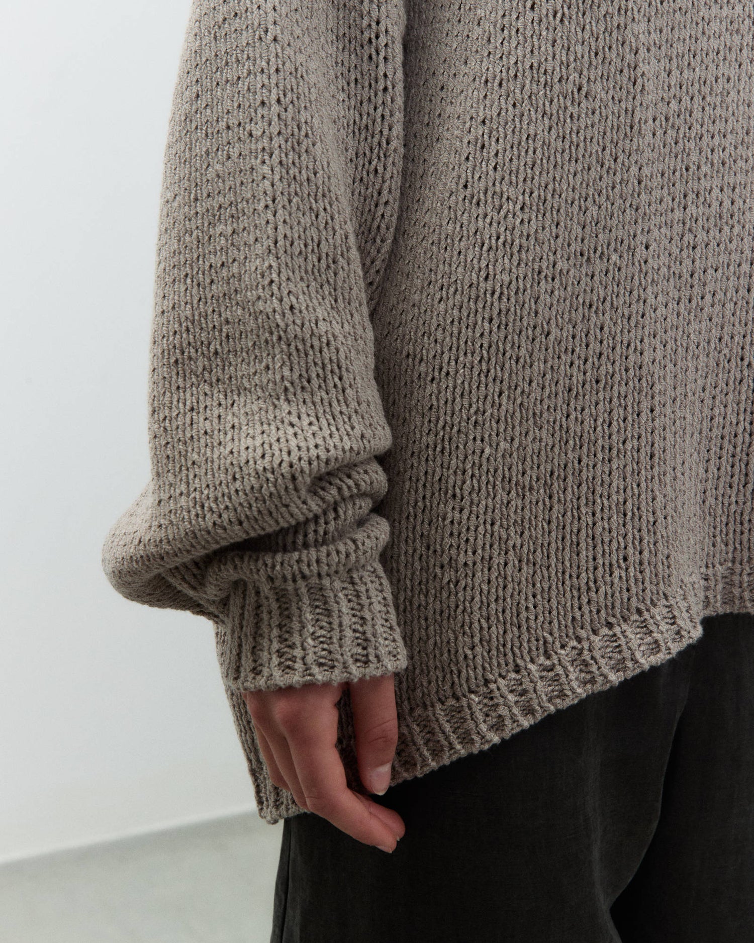 MAGLIA GIROCOLLO OVERSIZE