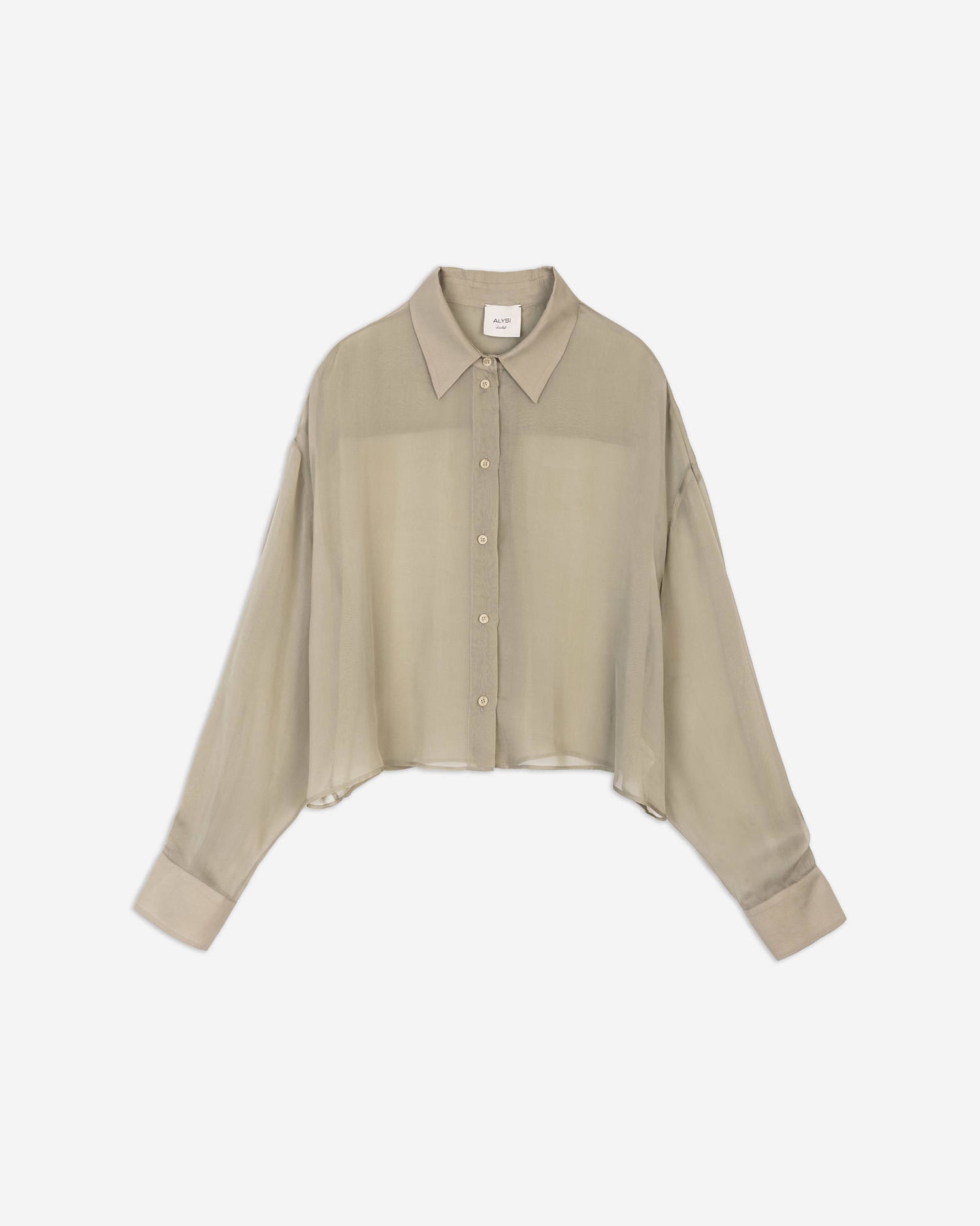 CAMICIA IN CHIFFON CROPPED