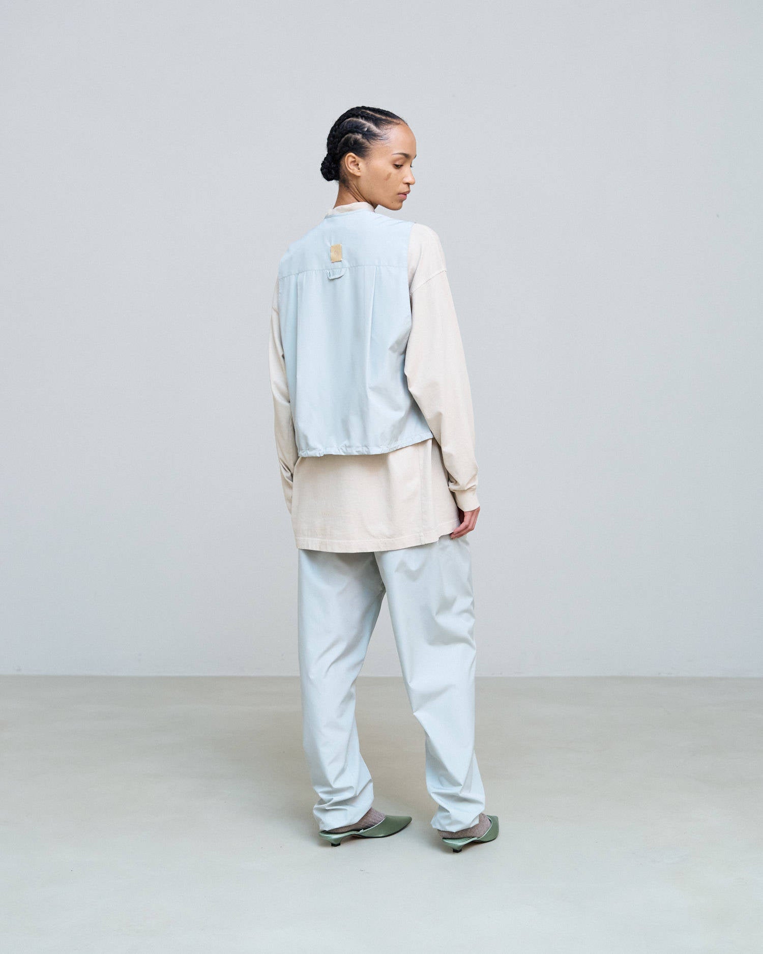 GILET IN NYLON Salvia
