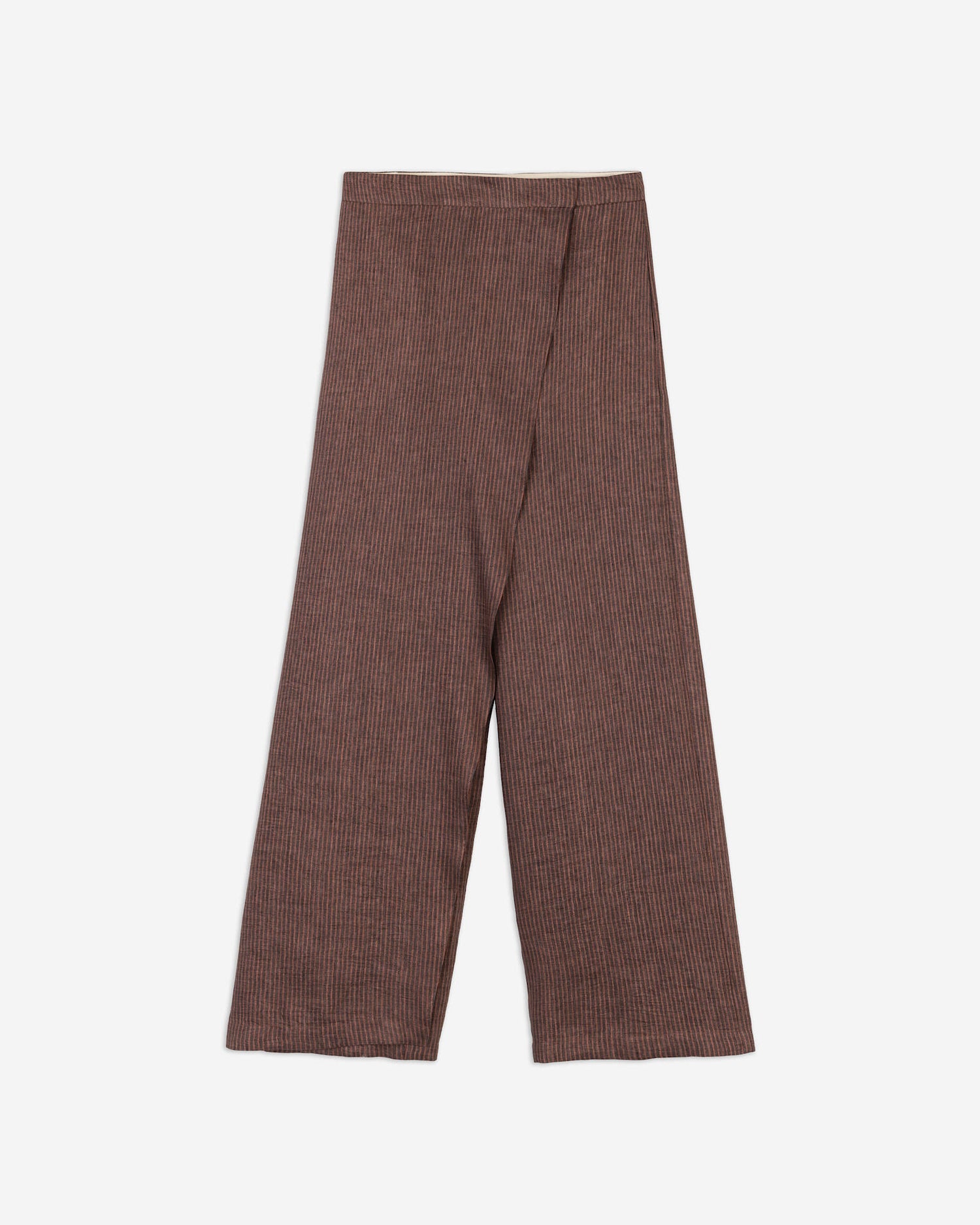 PANTALONE A PORTAFOGLIO IN LINO