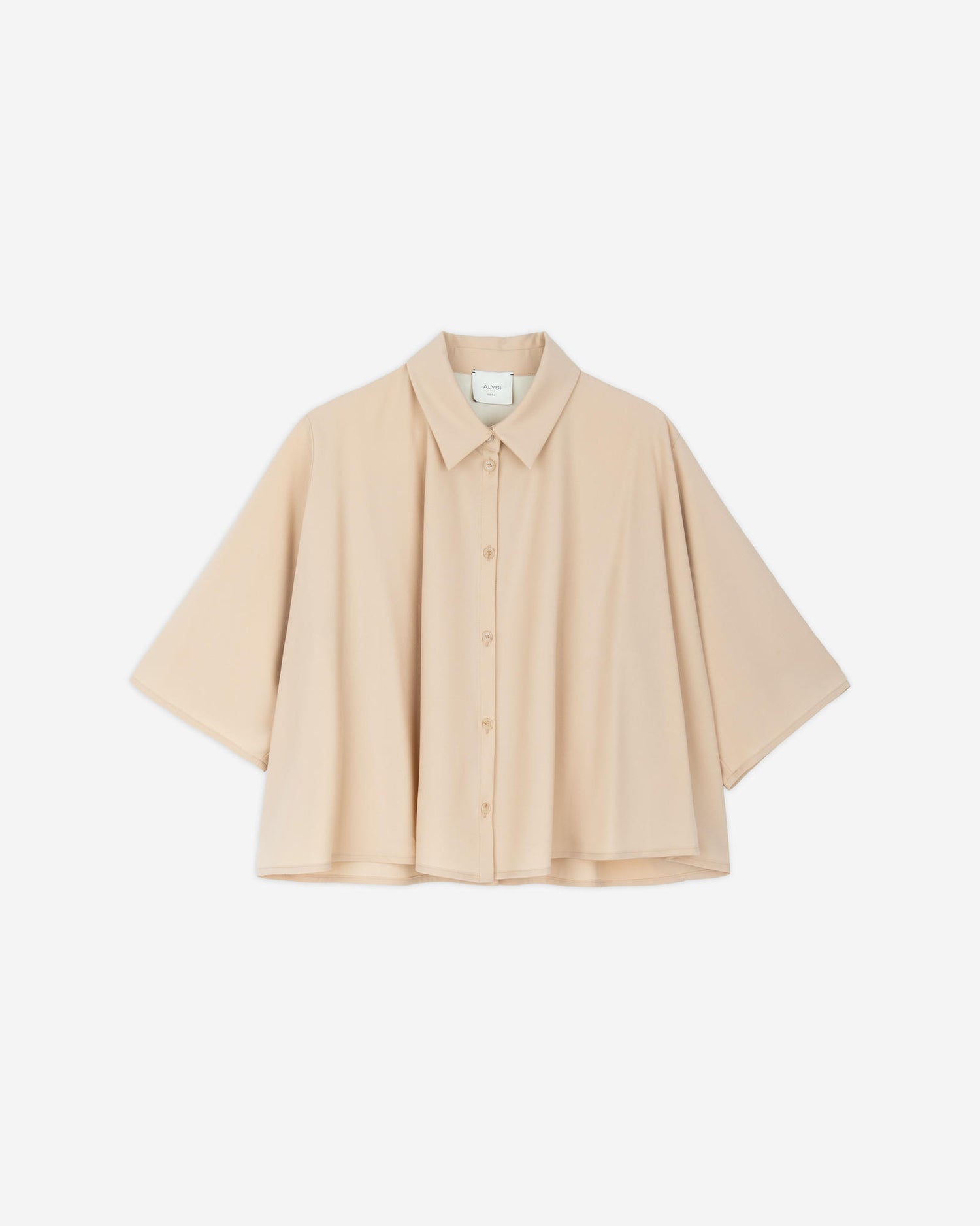 CAMICIA TELA DI LANA SVASATA