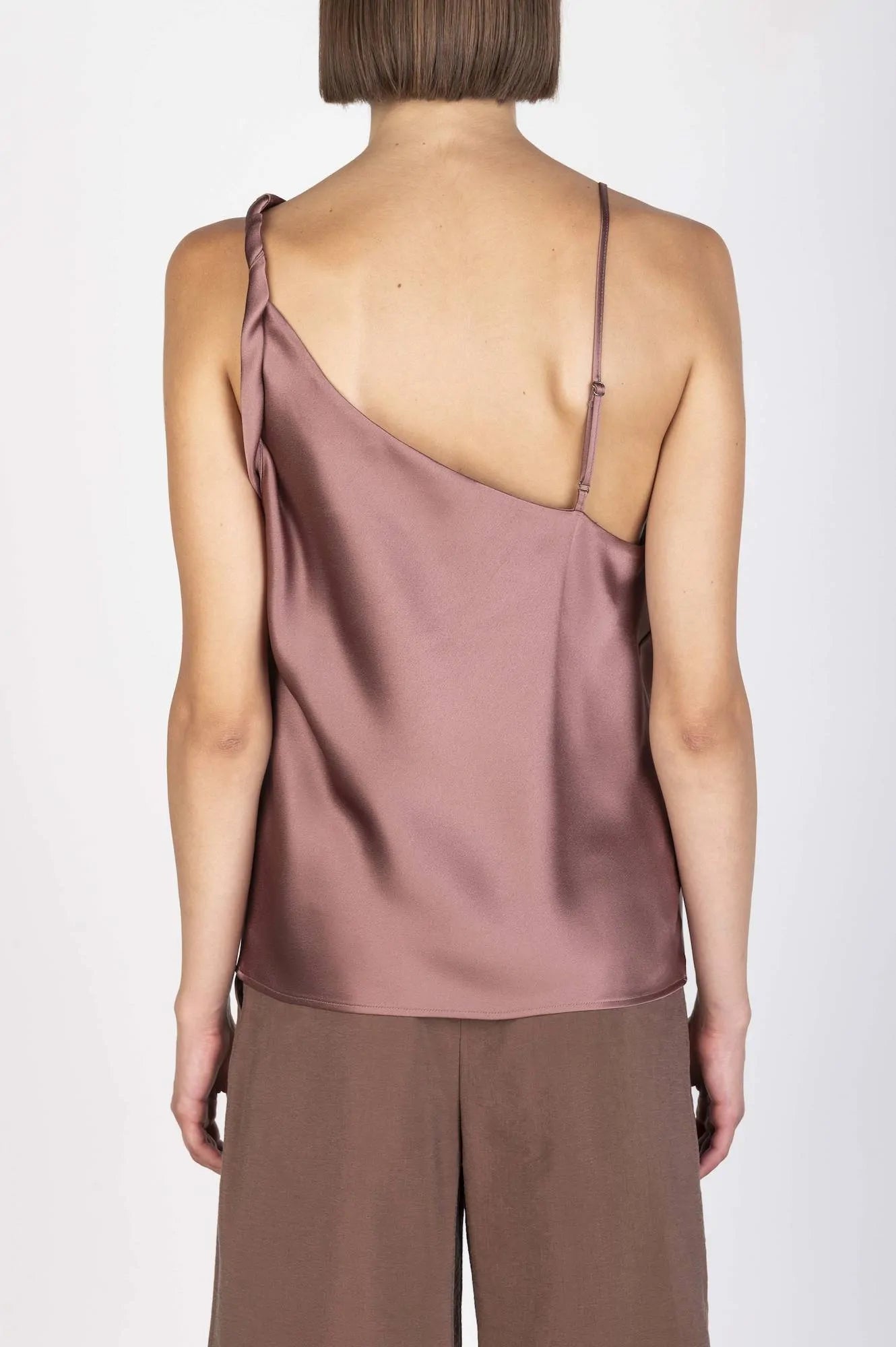 TOP SATIN DRAPPEGGIATO