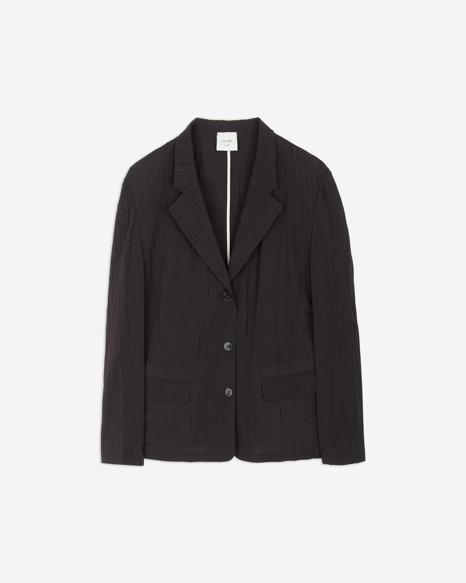 BLAZER IN VISCOSA STROPICCIATA