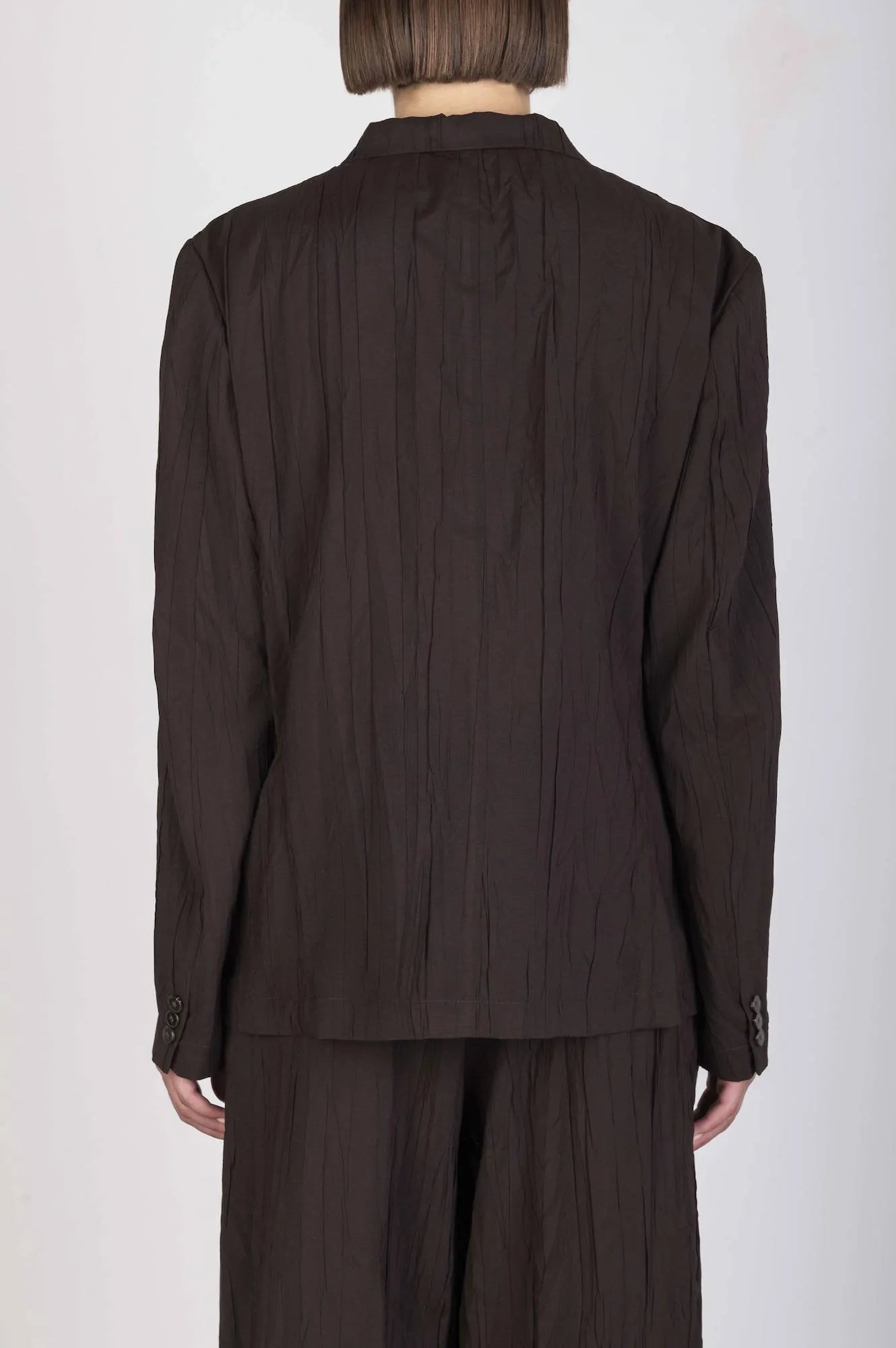 BLAZER IN VISCOSA STROPICCIATA