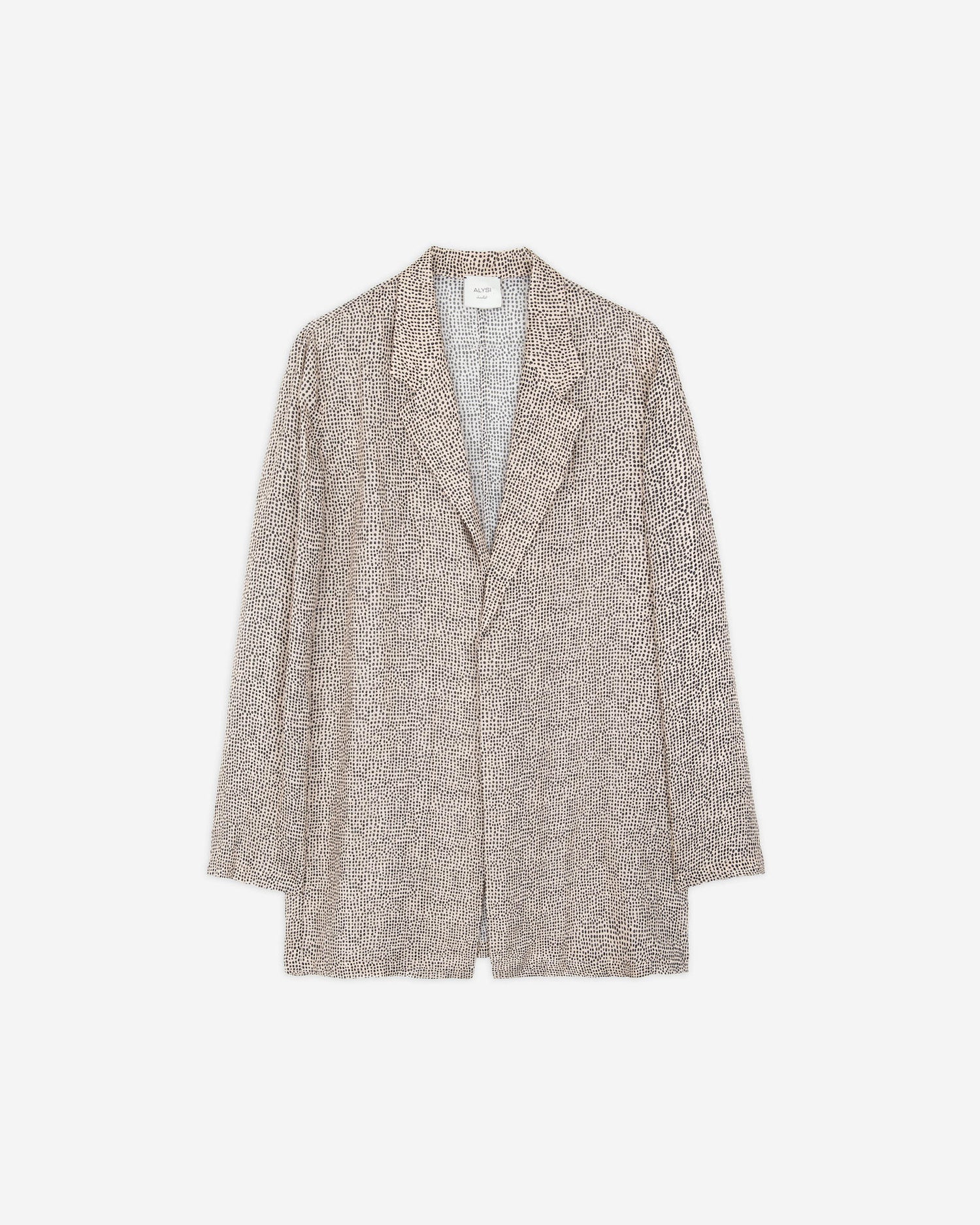 BLAZER IN RAMIÈ A POIS