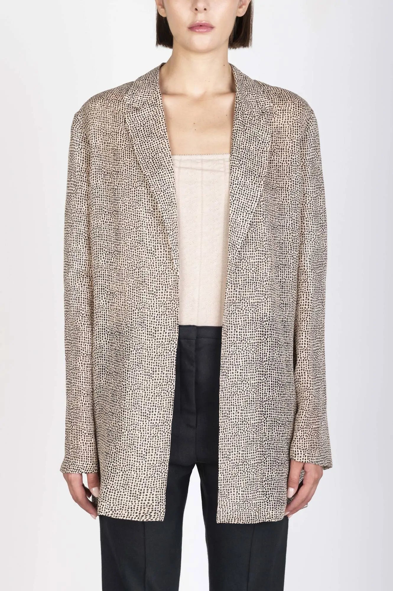 BLAZER IN RAMIÈ A POIS