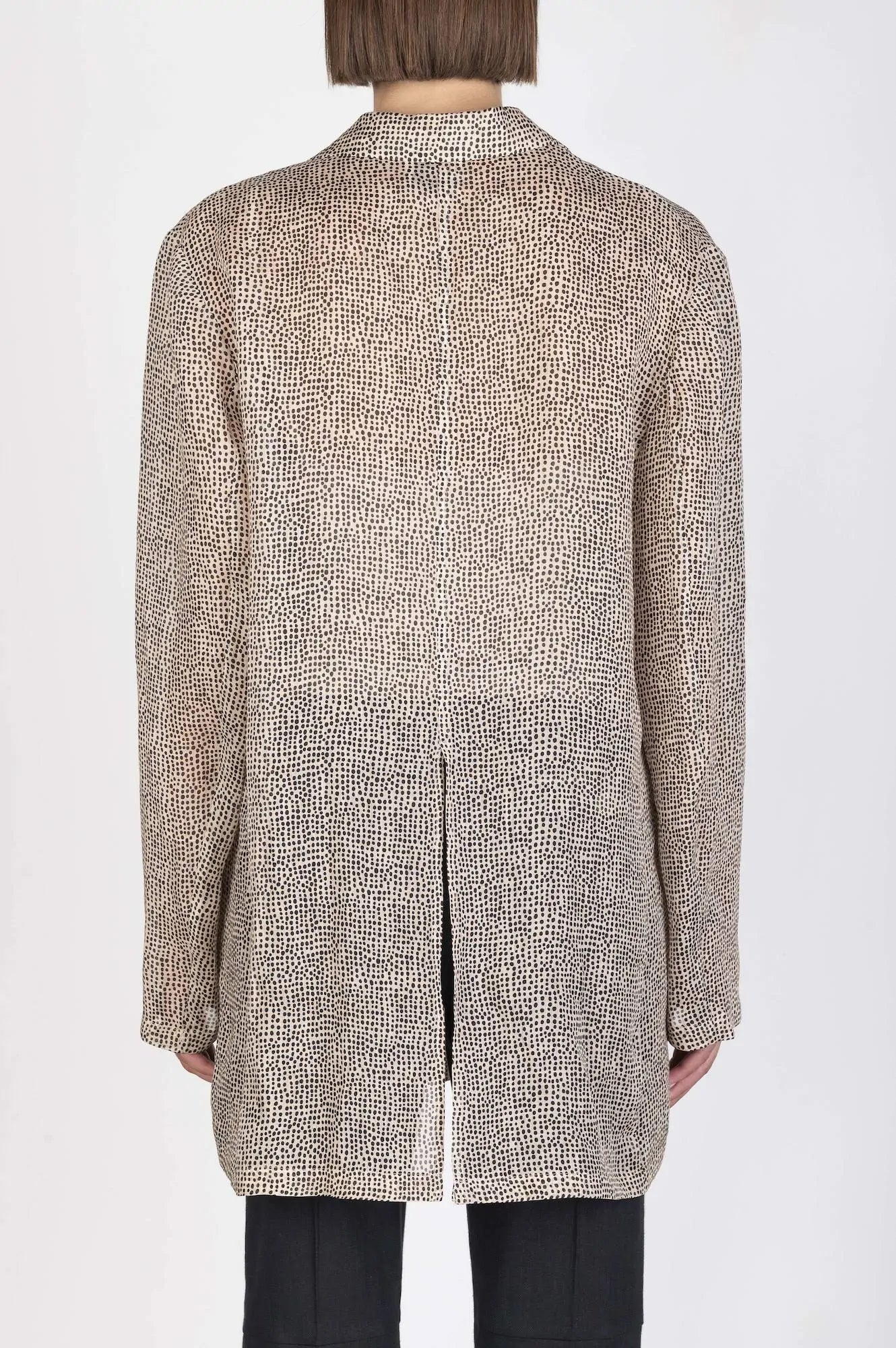 BLAZER IN RAMIÈ A POIS