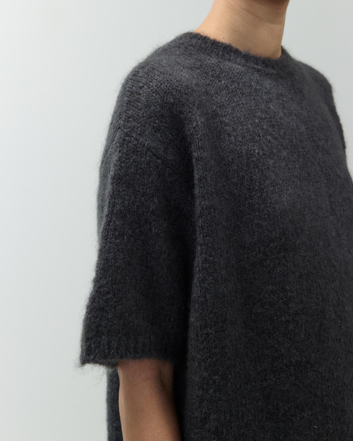 MAGLIA T-SHIRT IN MOHAIR