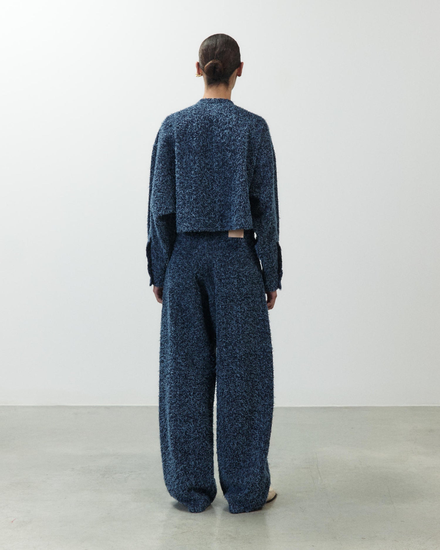 GIACCA CROPPED IN DENIM