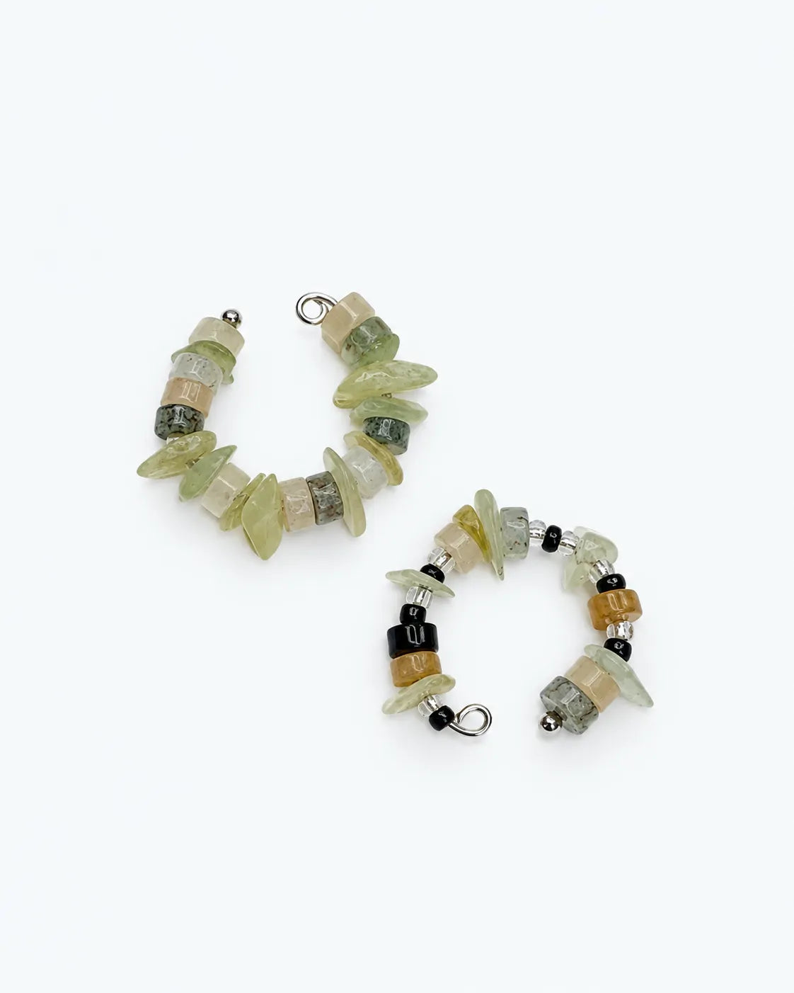 earcuff con pietre naturali