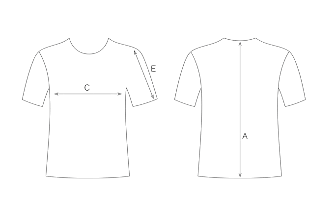 Guida misure CAMICIA IN SETA STAMPATA