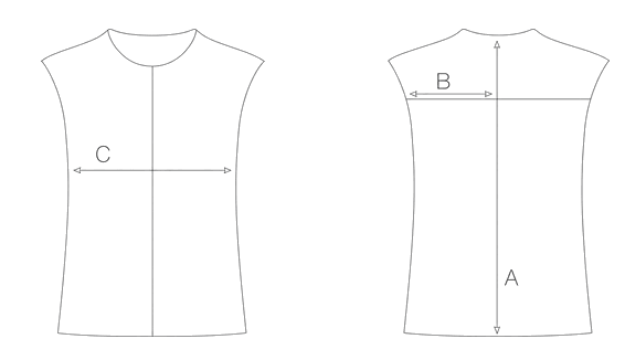 Guida misure CAMICIA IN LINO CROPPED