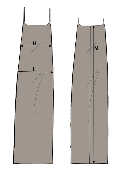 Guida misure ABITO SATIN MIDI