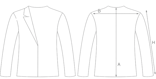 Guida misure BLAZER MONOPETTO