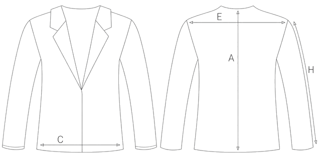 Guida misure BLAZER IN RAMIÈ A POIS