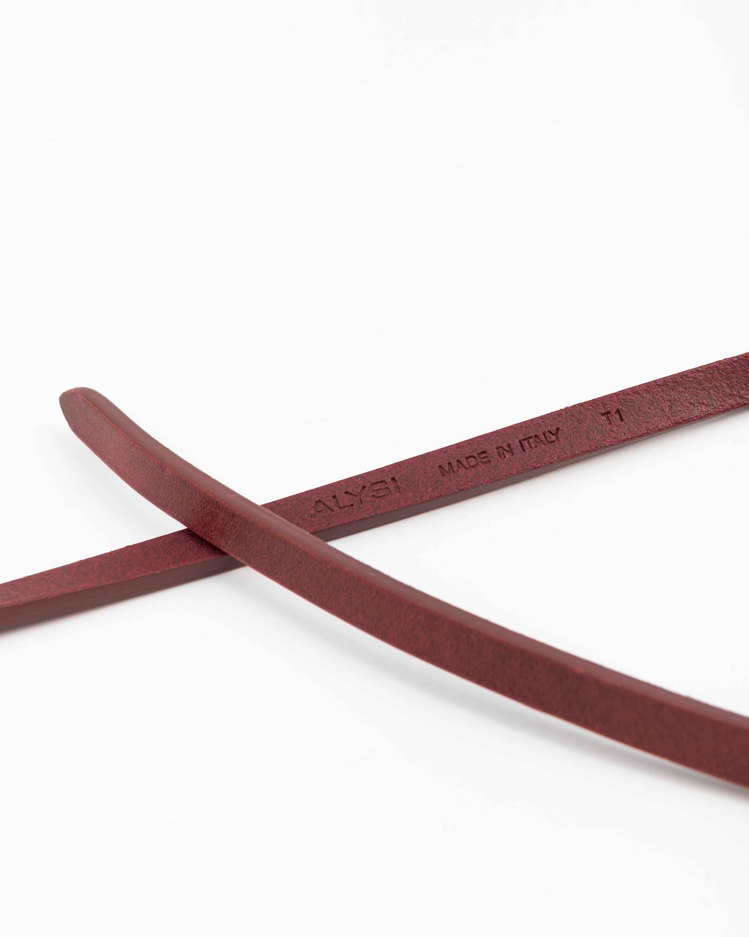 CINTURA SOTTILE IN PELLE