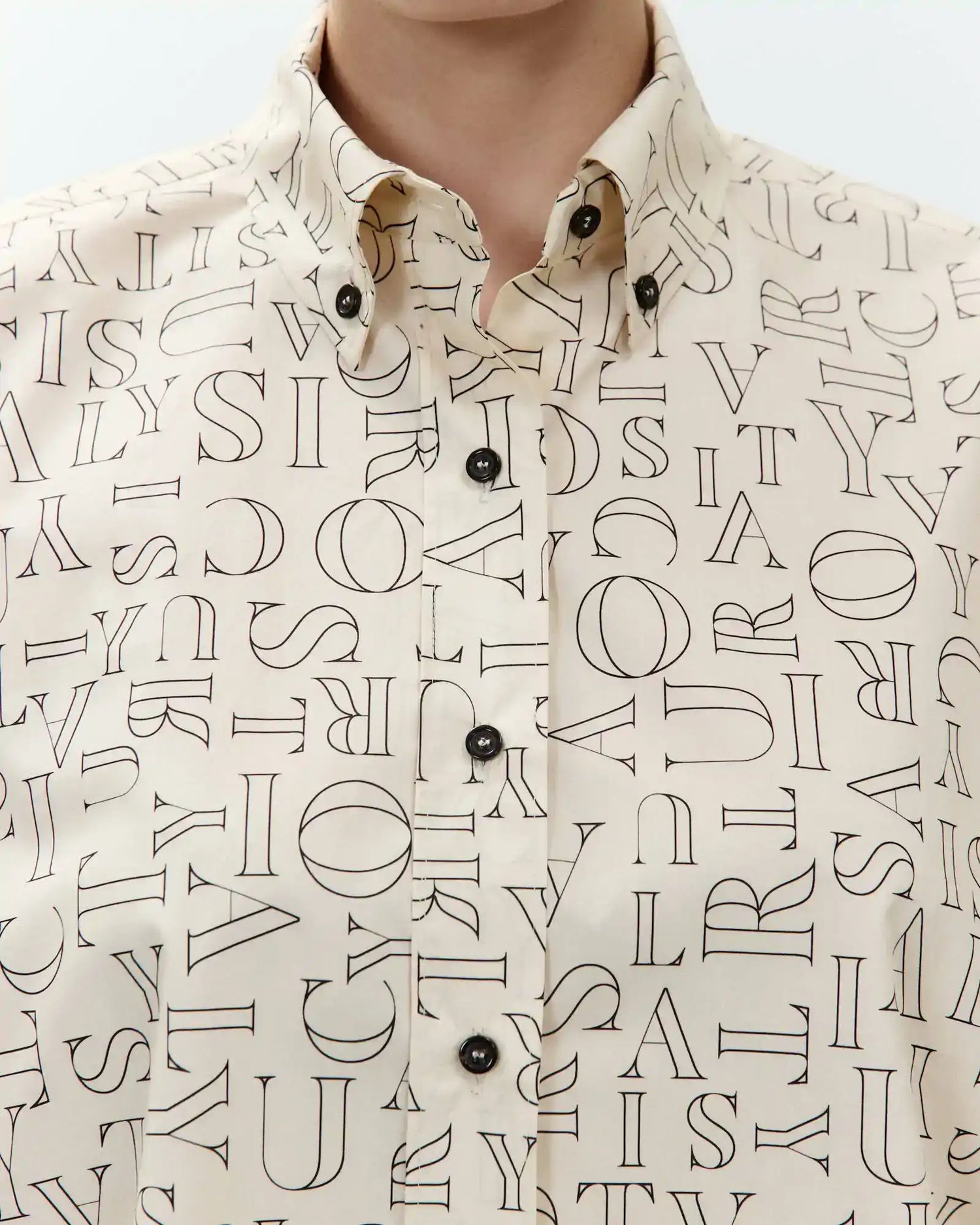CAMICIA LETTERING BOXY