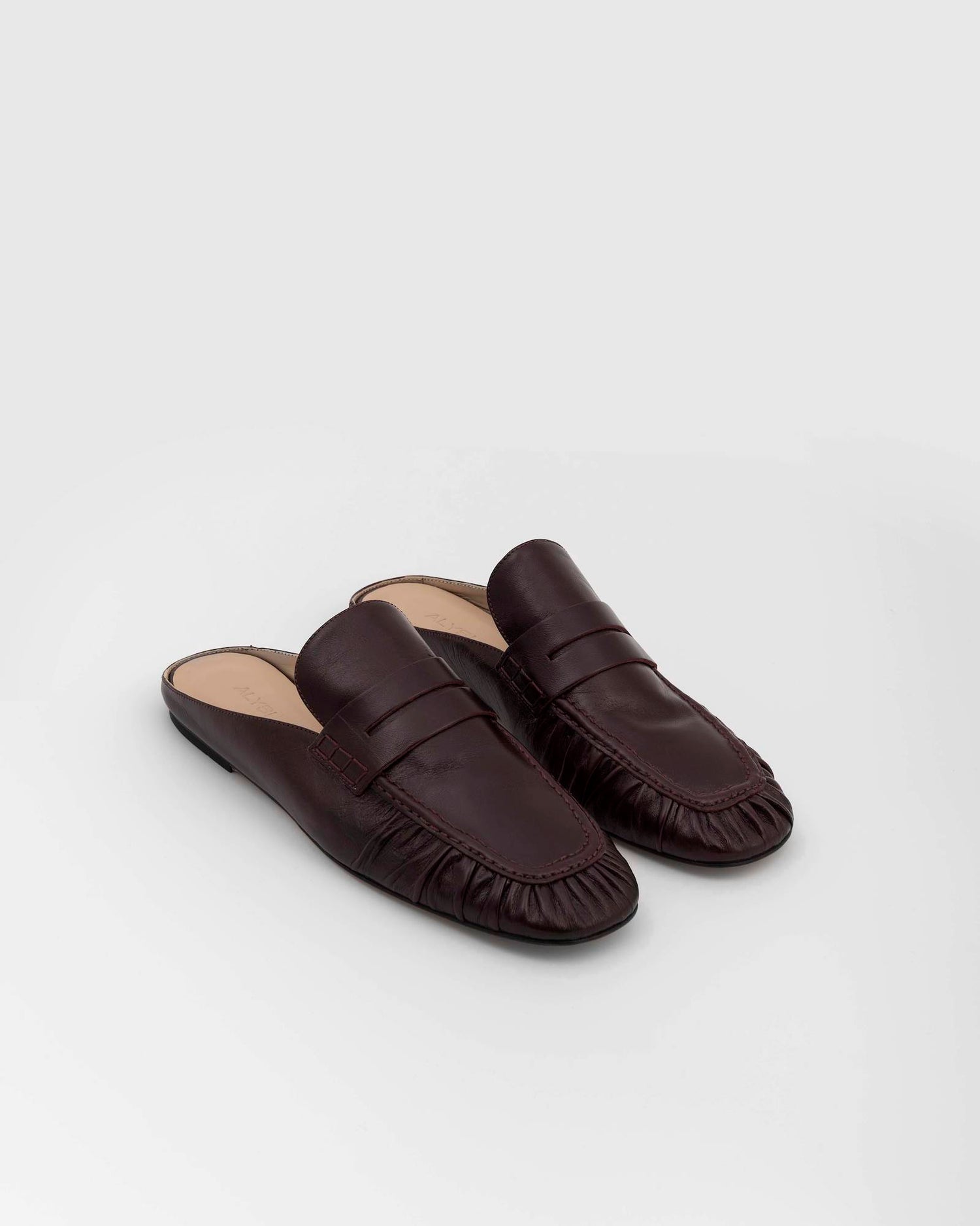 MOCASSINO MULE IN PELLE