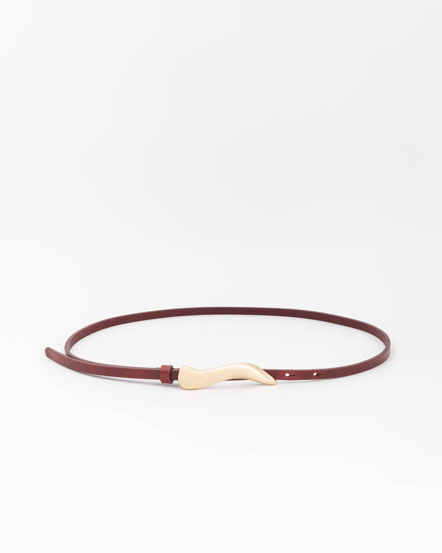 CINTURA SOTTILE IN PELLE